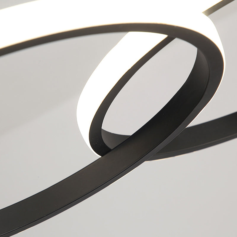 Circles Island Lighting Modern Pendant Chandelier Metal Island Light Fixture