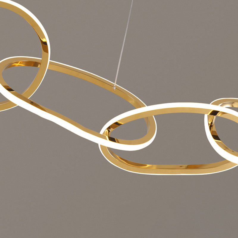 Metal Linear Pendant Lighting Modern Chandelier Island Lighting Fixtures