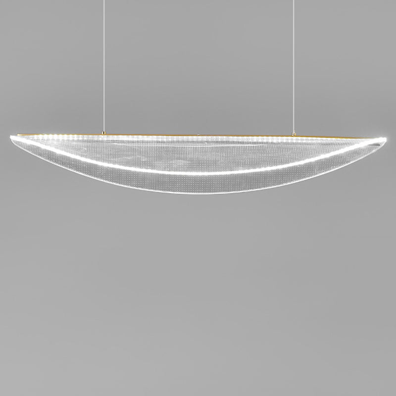 Lampadario geometrico lampadario moderno illuminazione isola metallo 1 luci dell'isola luminosa in nero