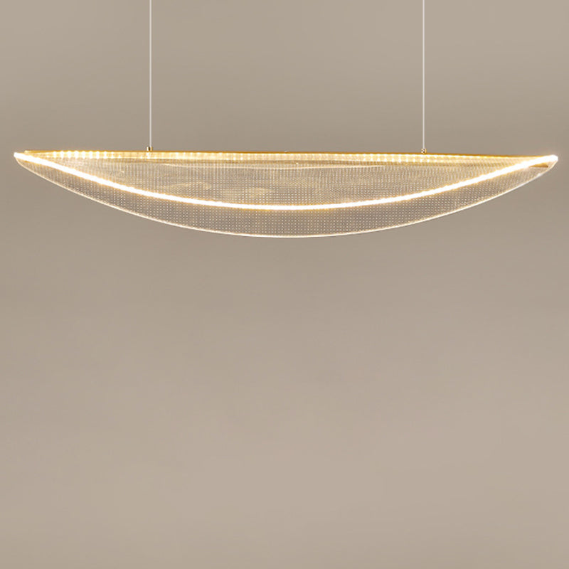 Lampadario geometrico lampadario moderno illuminazione isola metallo 1 luci dell'isola luminosa in nero