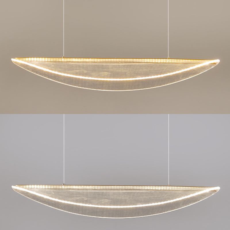 Lampadario geometrico lampadario moderno illuminazione isola metallo 1 luci dell'isola luminosa in nero