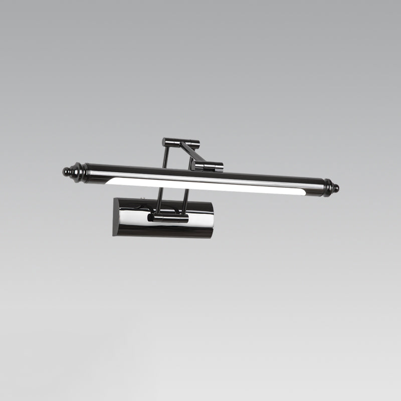 Metal linear Shade Mirror Wall Lights Modern 1 Head Wall Mount Fixture
