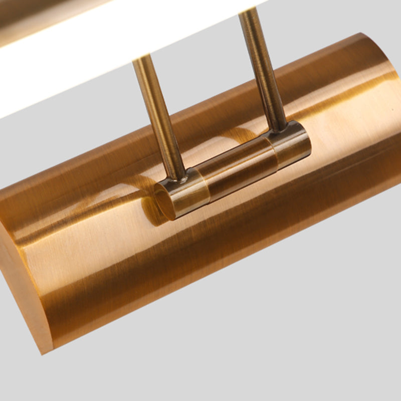 Mirror de miroir linéaire en métal Lights muraux modernes 1 montage mural de tête de tête