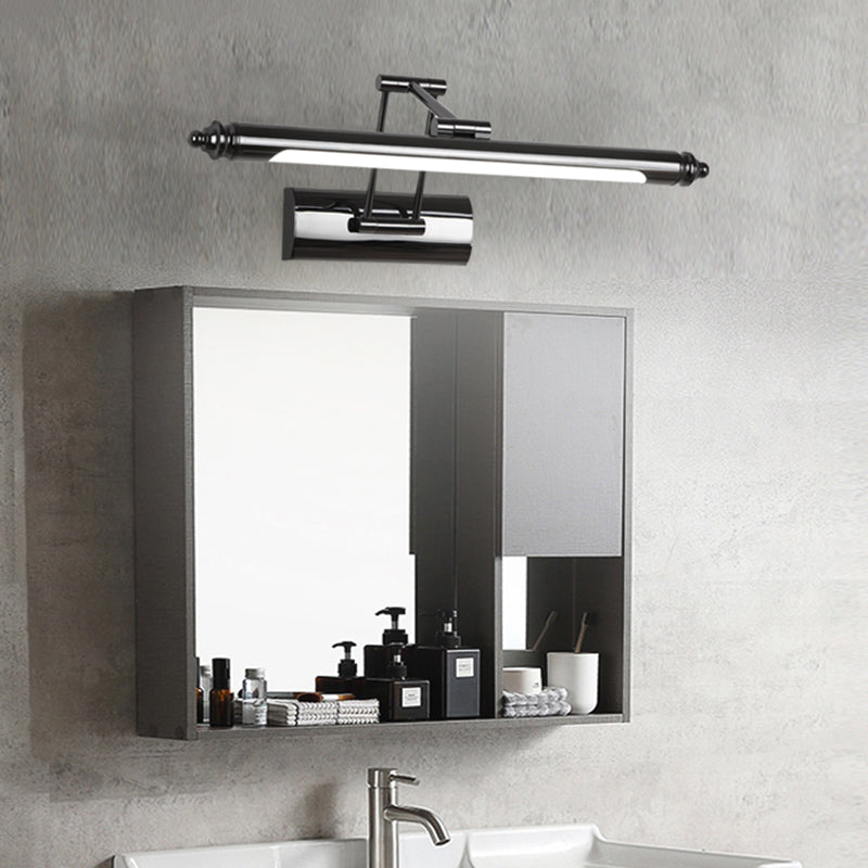 Mirror de miroir linéaire en métal Lights muraux modernes 1 montage mural de tête de tête