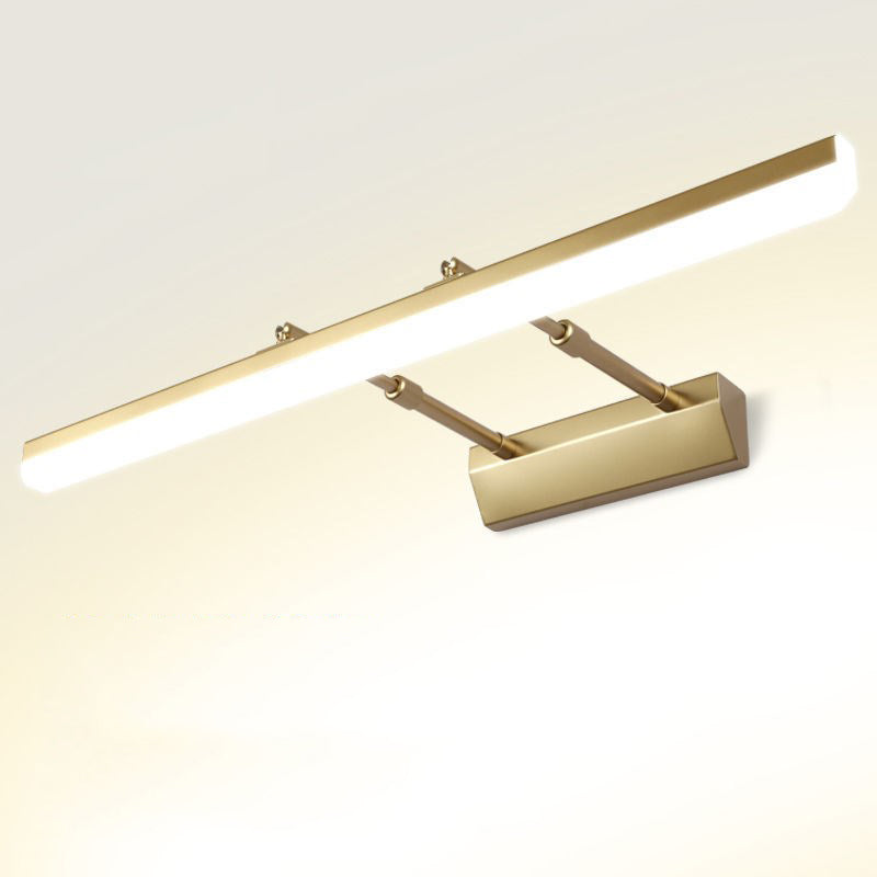 Linear Shade Swing Arm Wall Lighting Modern Style Metal 1 Light Sconce Lamp