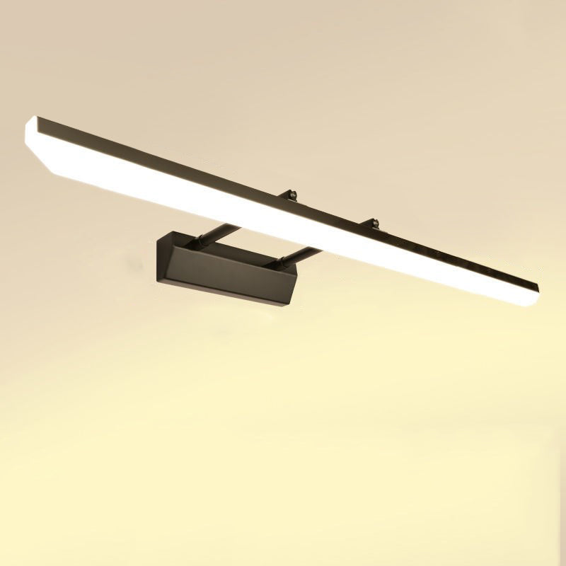 Linear Shade Swing Arm Wall Lighting Modern Style Metal 1 Light Sconce Lamp