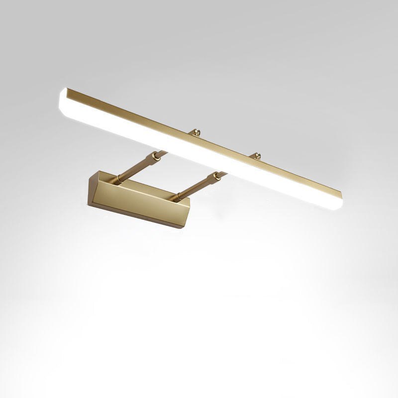 Linear Shade Swing Arm Wall Lighting Modern Style Metal 1 Light Sconce Lamp