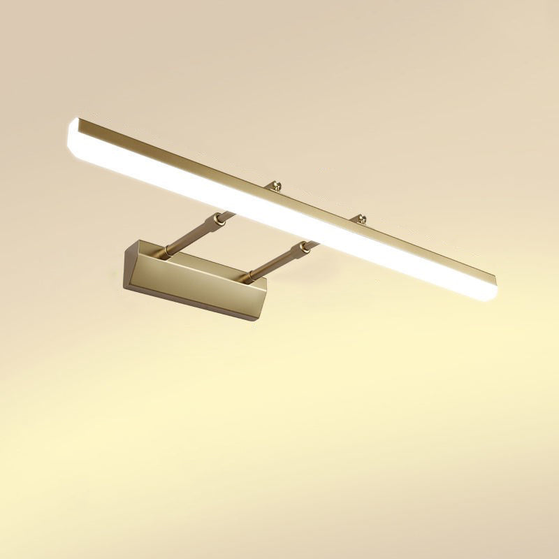 Linear Shade Swing Arm Wall Lighting Modern Style Metal 1 Light Sconce Lamp