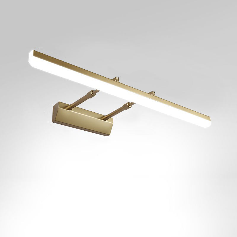 Linear Shade Swing Arm Wall Lighting Modern Style Metal 1 Light Sconce Lamp