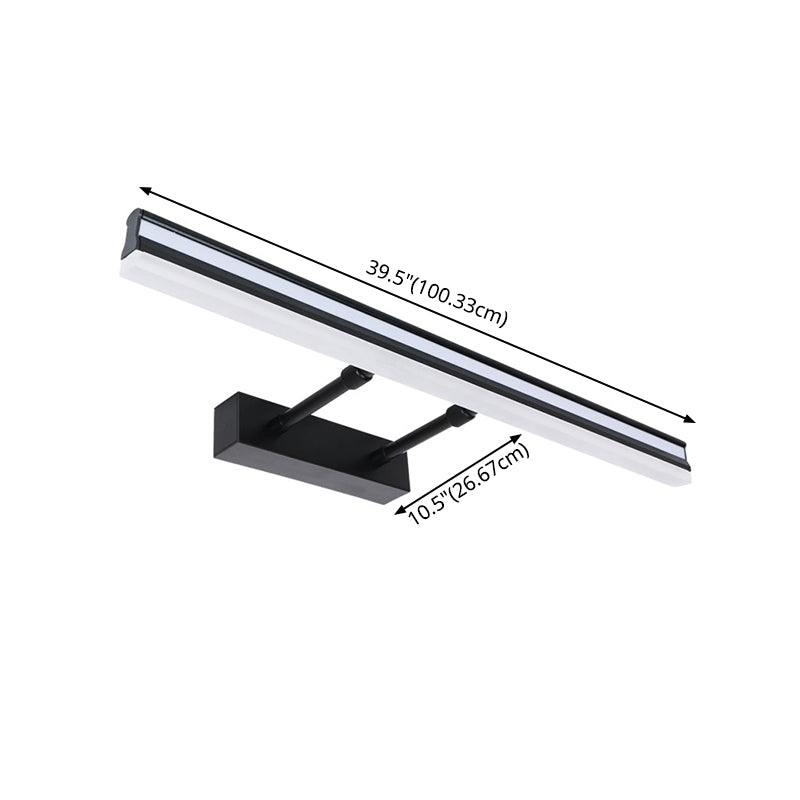 Lineaire schaduw Wandverlichting Moderne eenvoudige stijl Metal 2 Lichten SCONCE LAMP