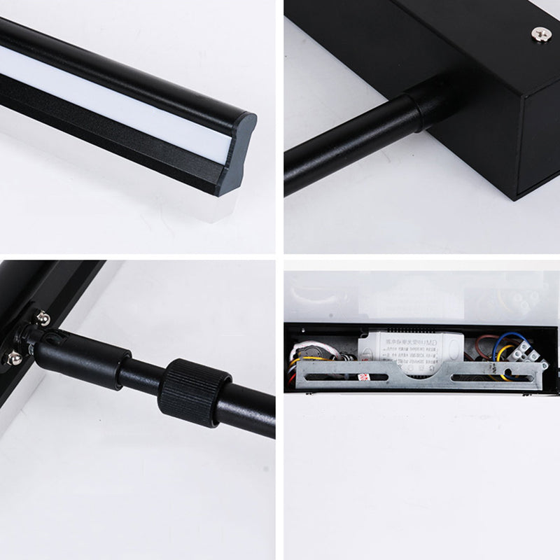 Lineaire schaduw Wandverlichting Moderne eenvoudige stijl Metal 2 Lichten SCONCE LAMP