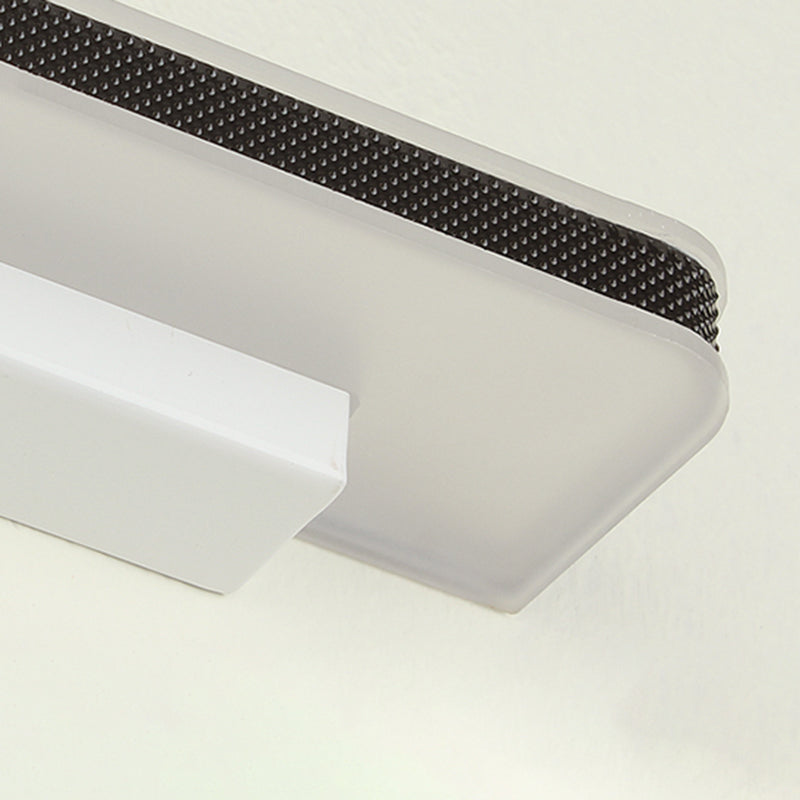 Metallspiegel Wandleuchten moderne einfache Schlepplye Multi -Heads Wandhalterung in Schwarz