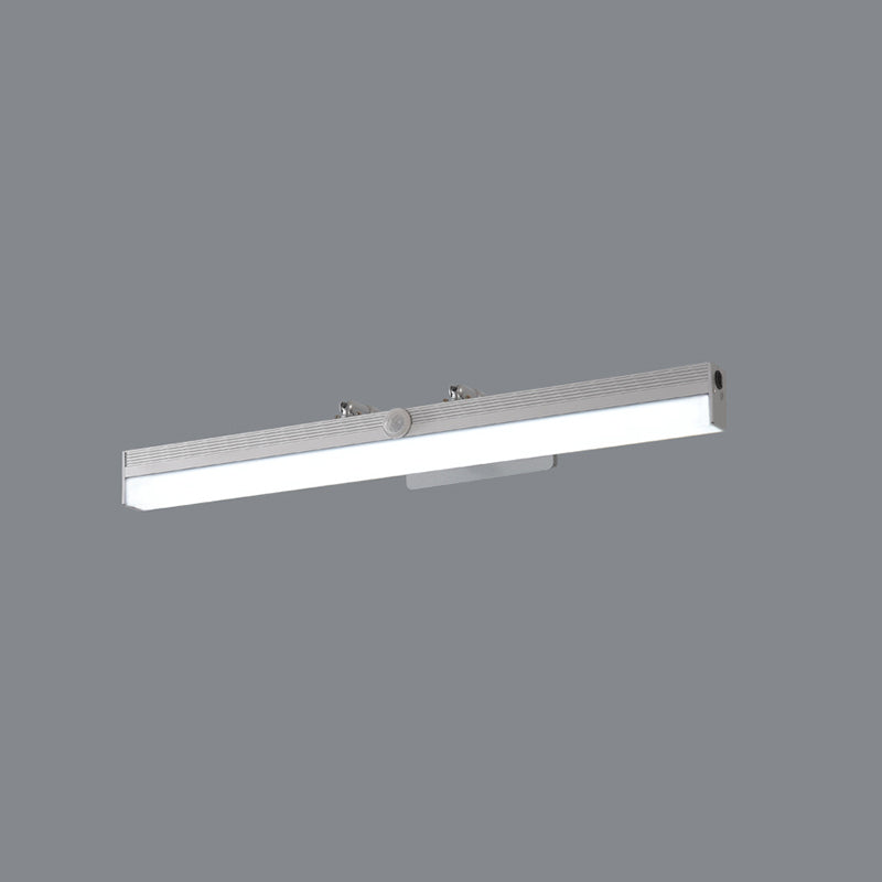Linear Shade Swing Arm Wall Lighting Modern Style Metal 1 Light Sconce Lamp
