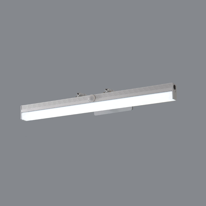 Linear Shade Swing Arm Wall Lighting Modern Style Metal 1 Light Sconce Lamp