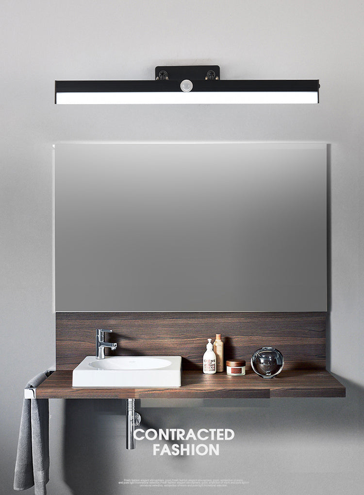 Linear Shade Swing Arm Wall Lighting Modern Style Metal 1 Light Sconce Lamp