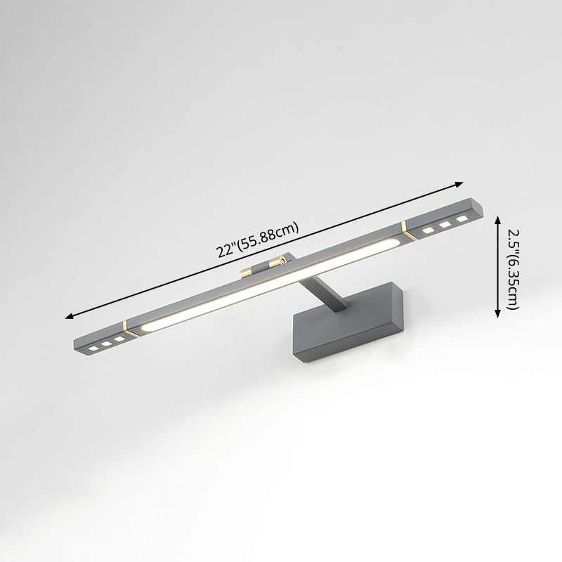 1-licht lineaire schaduw Wand SCONCE Moderne eenvoudige stijl Mirror Wandverlichting