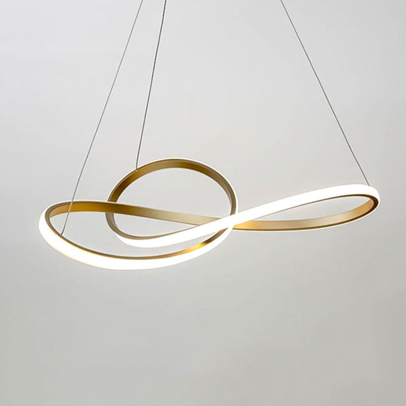 LED de style caractéristique simple moderne LED de lustre suspendu pour le salon de la salle à manger