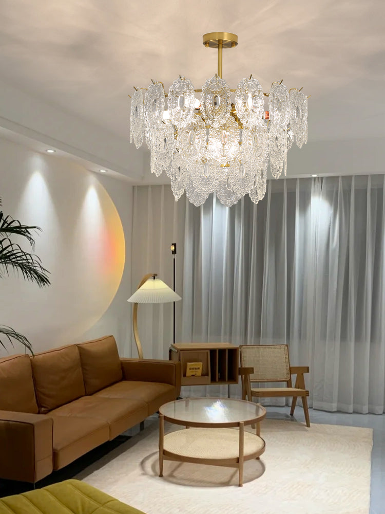 Luz de lámpara de araña moderna accesorios de iluminación de araña de araña circular