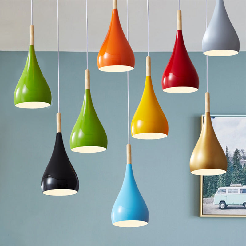 Luce Mini Mini Bell Bell, Luce in metallo Macaron Ampicca singola