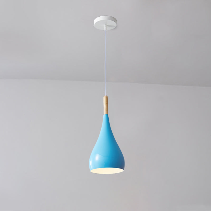Luce Mini Mini Bell Bell, Luce in metallo Macaron Ampicca singola