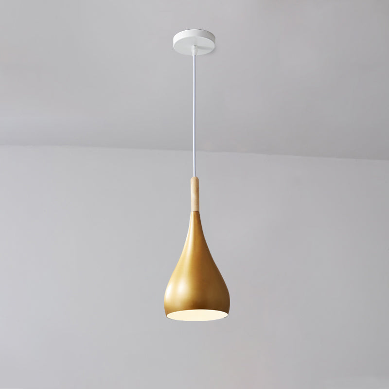 Luce Mini Mini Bell Bell, Luce in metallo Macaron Ampicca singola