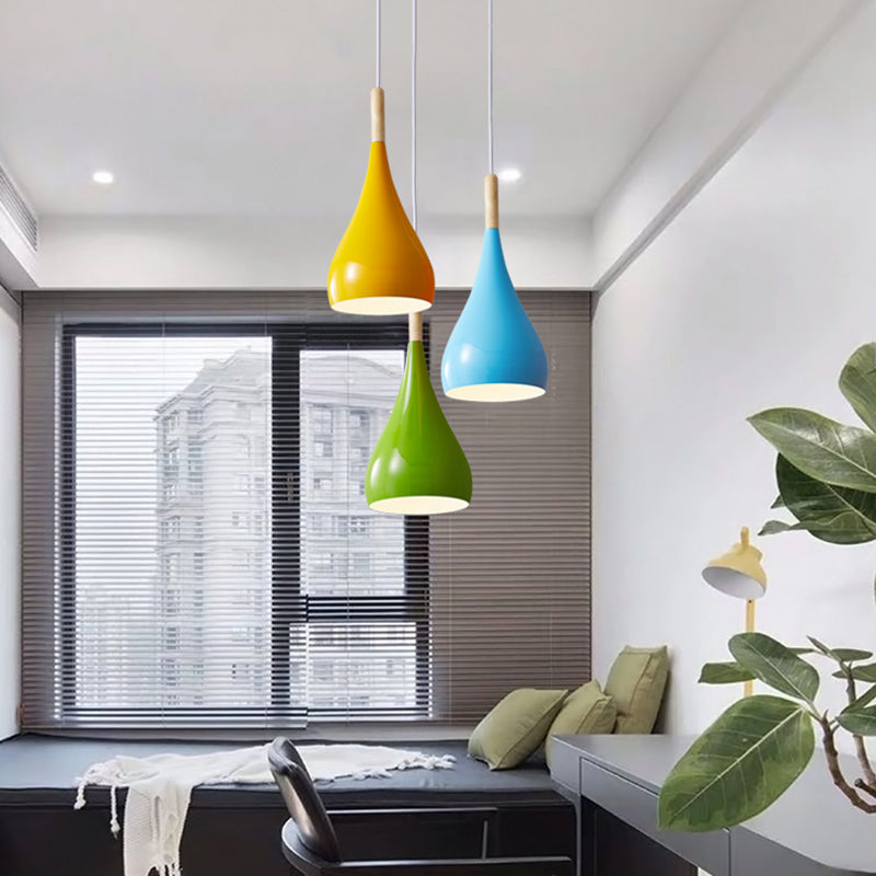 Luce Mini Mini Bell Bell, Luce in metallo Macaron Ampicca singola