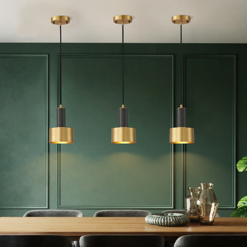 Iron Iron Contemporary sospeso a sospensione Light 1 ciondolo a 1 luce per sala da pranzo