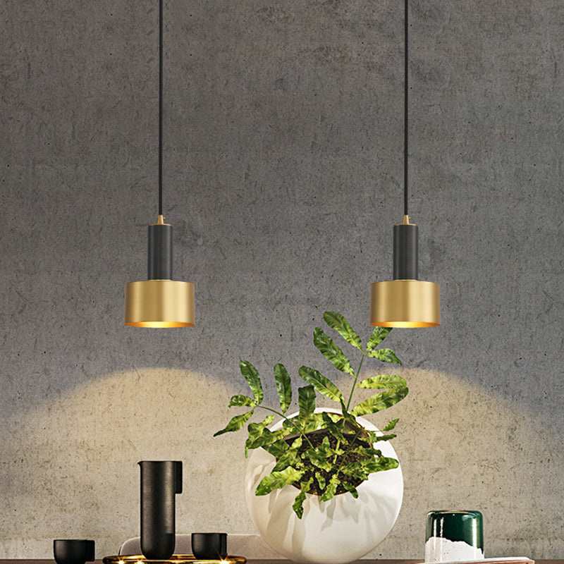 Iron Iron Contemporary sospeso a sospensione Light 1 ciondolo a 1 luce per sala da pranzo