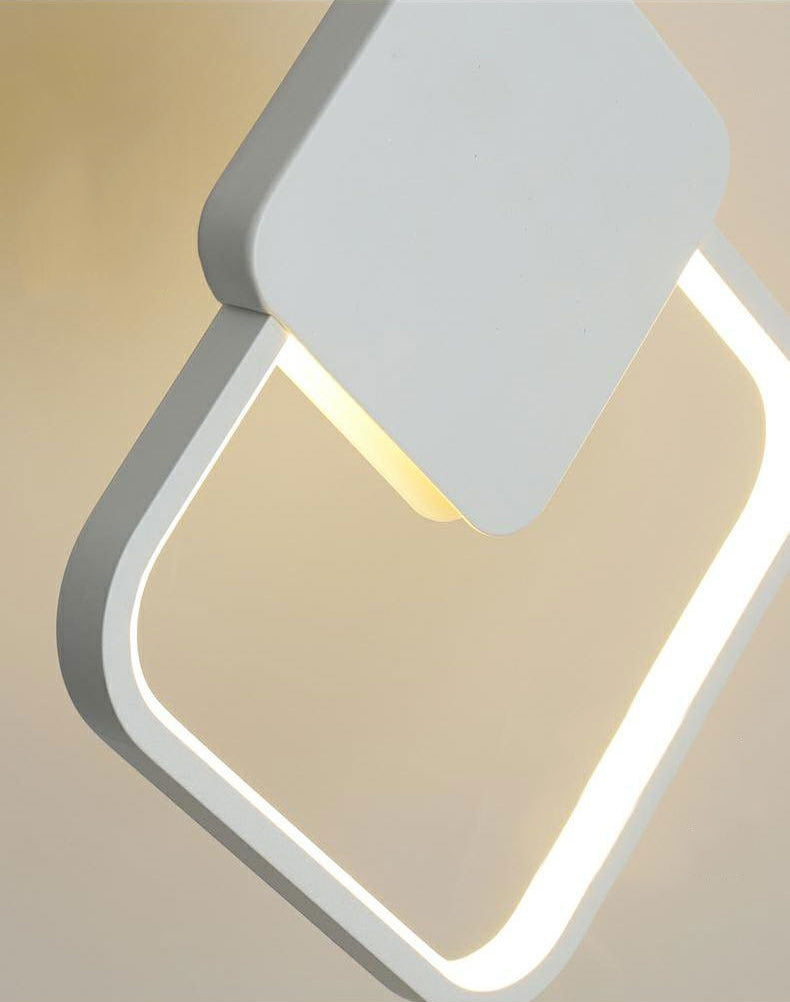 Luminaire pendentif en métal contemporain 1 lumière plafond suspendu plafond