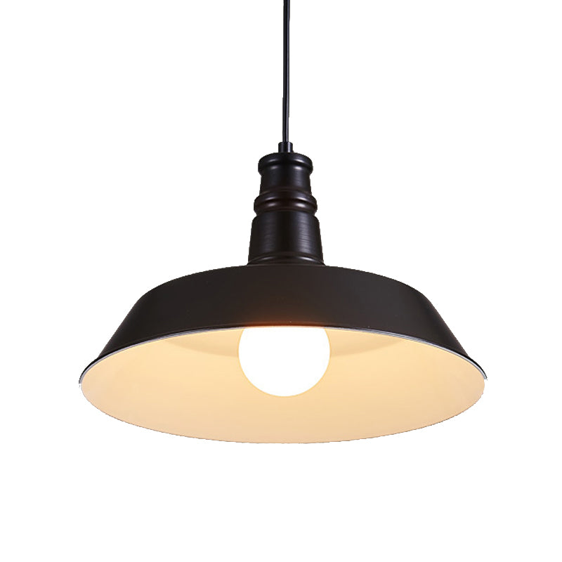 Nordic Bell Shade Hanging Light, Macaron Style Metal 1-Light Hanging Light Fixtures for Indoor