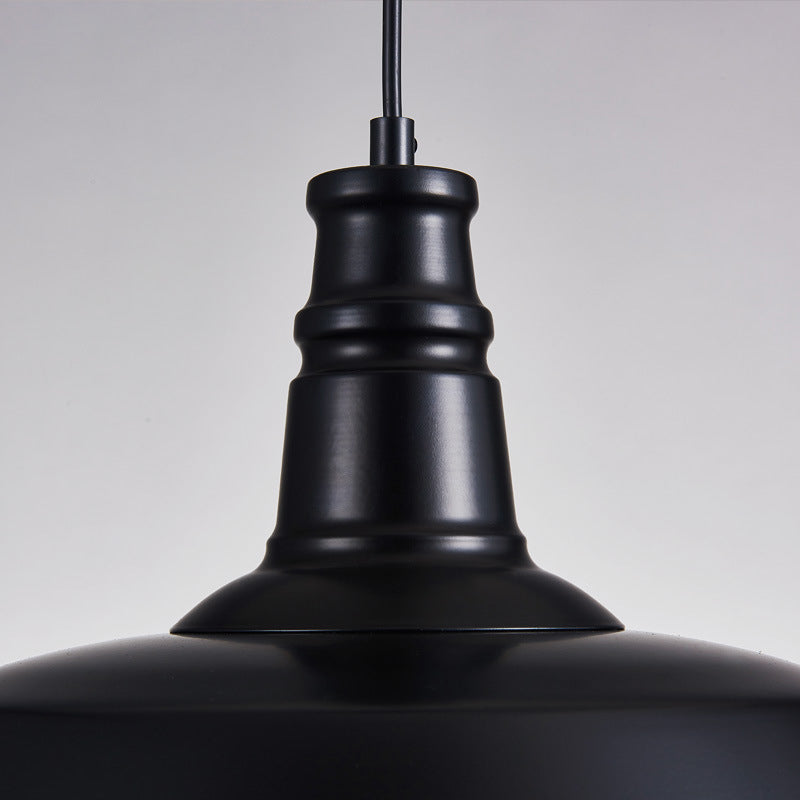 Nordic Bell Shade Hanging Light, Macaron Style Metal 1-Light Hanging Light Fixtures for Indoor