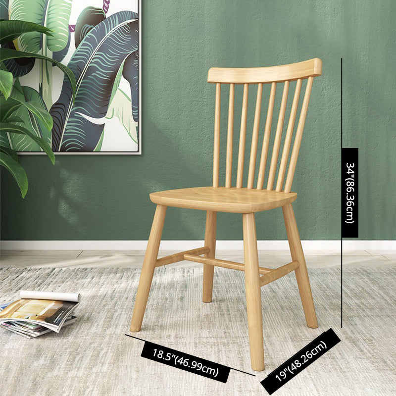 Minimalist Style Dining Room Sets with Solid Wood Dining Table and Chairs