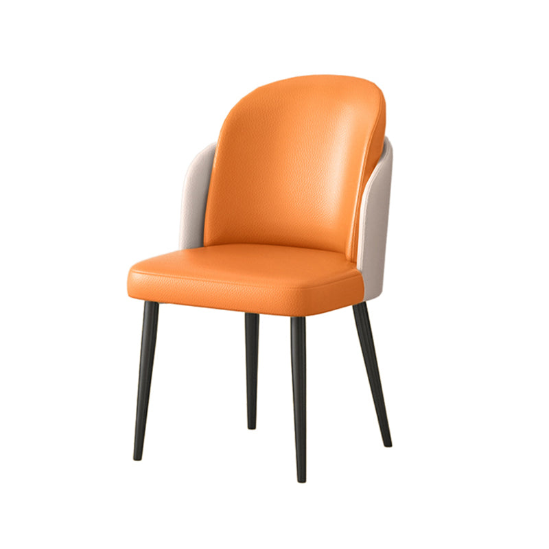 Contemporary Dining Table Set with Sintered Stone Dining Table and Upholstered Chairs