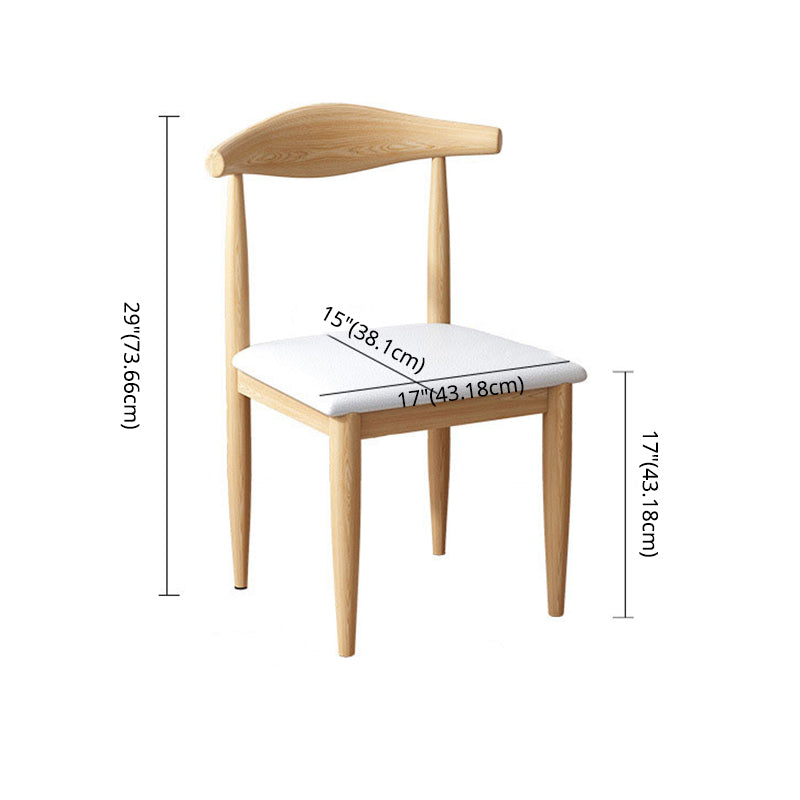 Minimalist Style Traditional Height Dining Set with Rectangle Shape Table and Double Pedestal Base