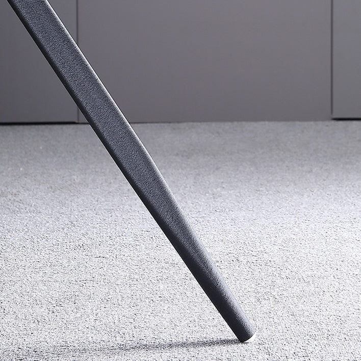 Modern Style Sintered Stone Dining Set with Round Shape Dinette Set with 3 Legs Base