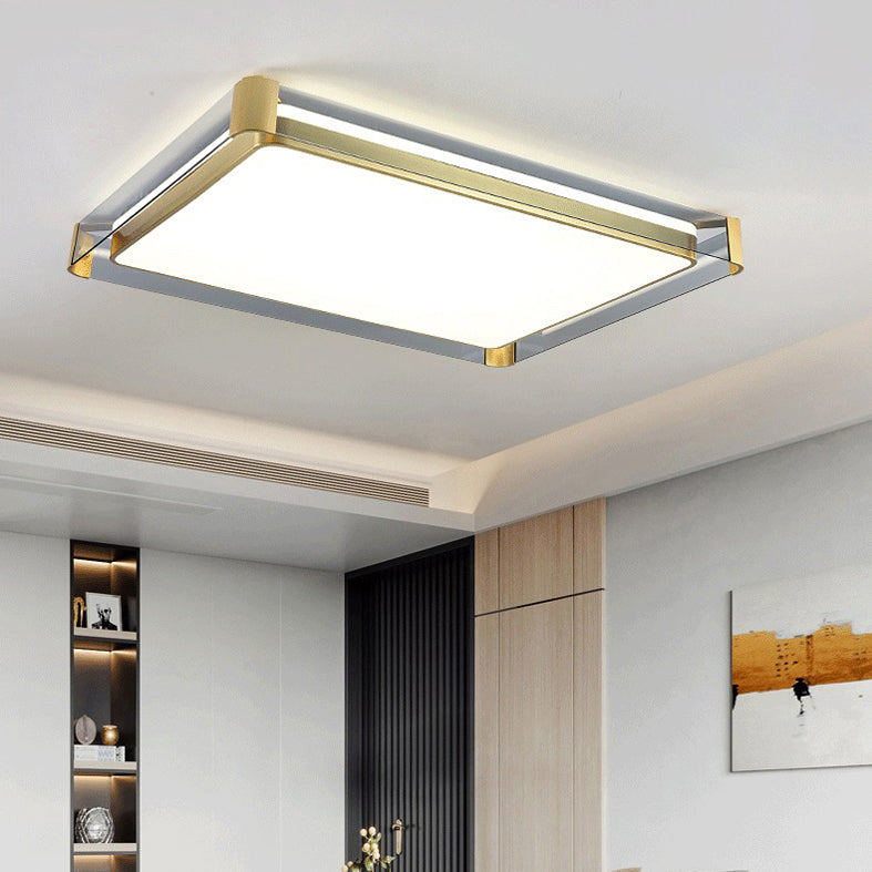Metalen moderne stijl ontwerp inbouwverlichting LED-glaslamp voor woonkamer