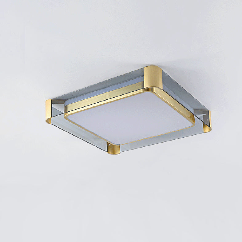 Metalen moderne stijl ontwerp inbouwverlichting LED-glaslamp voor woonkamer