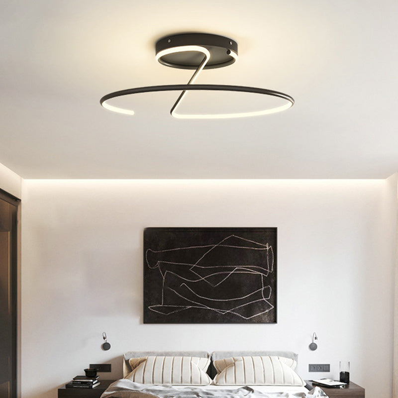 Modern Style Led Flush Mount Lighting High Brightness Metal Linear Led Ceiling Light for Corridor