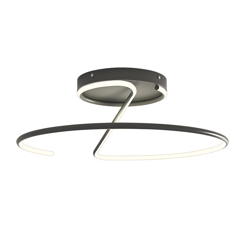 Modern Style Led Flush Mount Lighting High Brightness Metal Linear Led Ceiling Light for Corridor