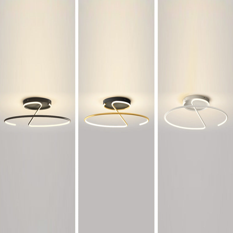 Modern Style Led Flush Mount Lighting High Brightness Metal Linear Led Ceiling Light for Corridor