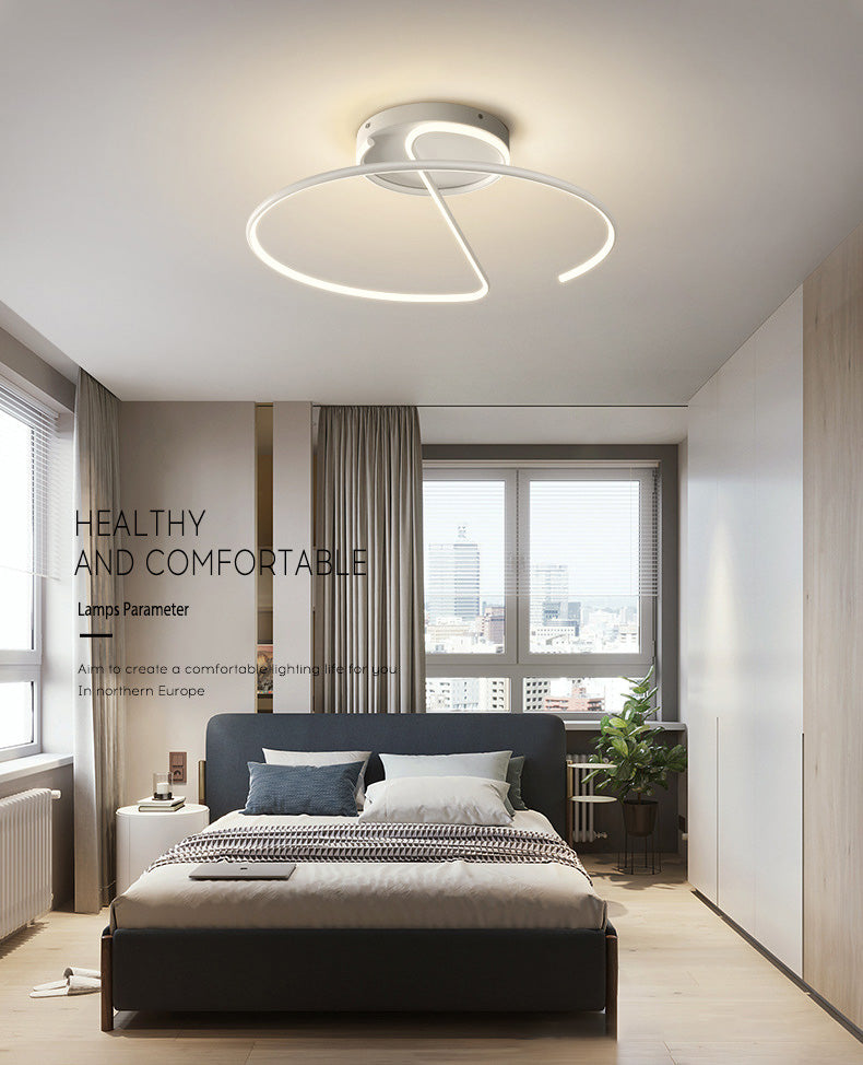 Modern Style Led Flush Mount Lighting High Brightness Metal Linear Led Ceiling Light for Corridor