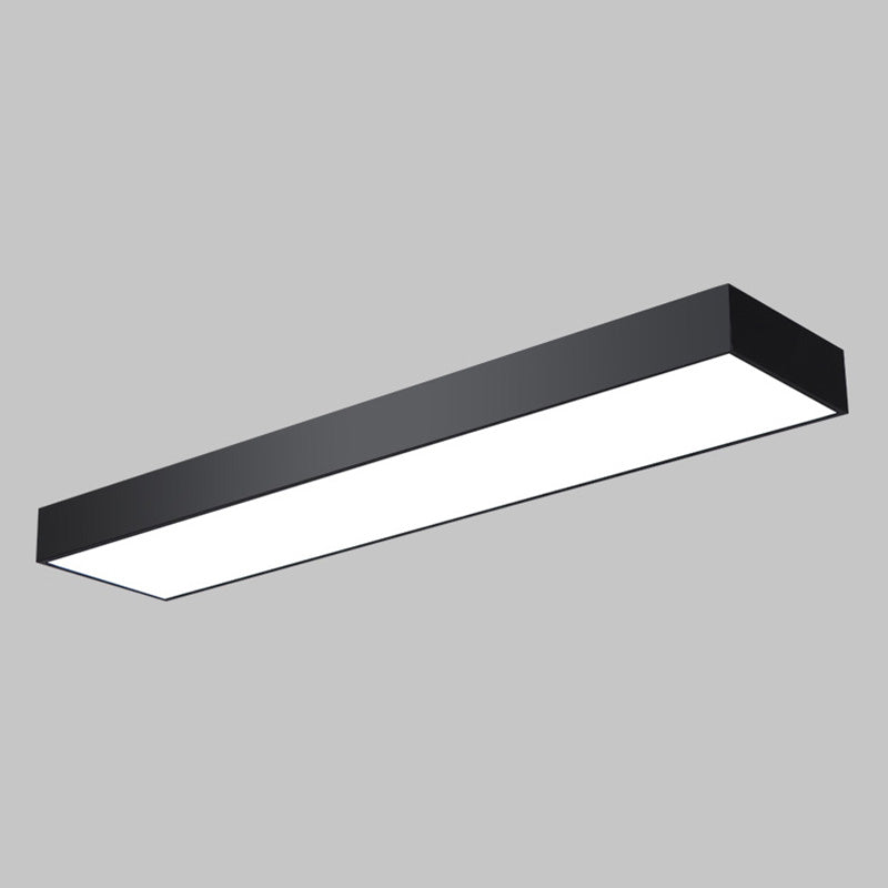 Plafonnier encastré contemporain avec abat-jour en acrylique pour salle de réunion de bureau