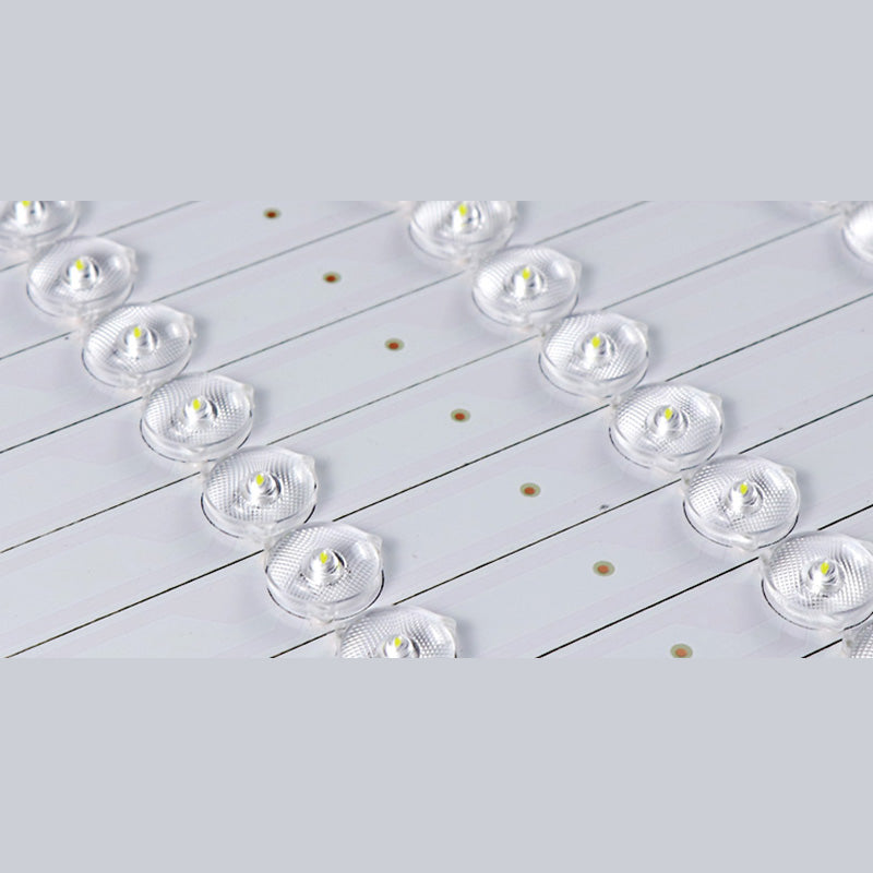 Plafonnier encastré contemporain avec abat-jour en acrylique pour salle de réunion de bureau