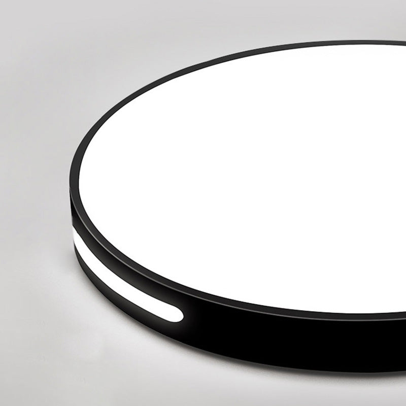 Schwarzer Rahmen Acryl Flush Mount Beleuchtung Moderne Deckenbefestigung für Wohnzimmer