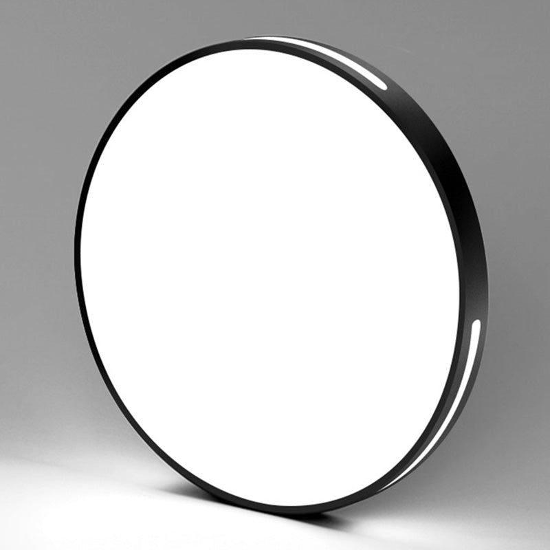 Schwarzer Rahmen Acryl Flush Mount Beleuchtung Moderne Deckenbefestigung für Wohnzimmer