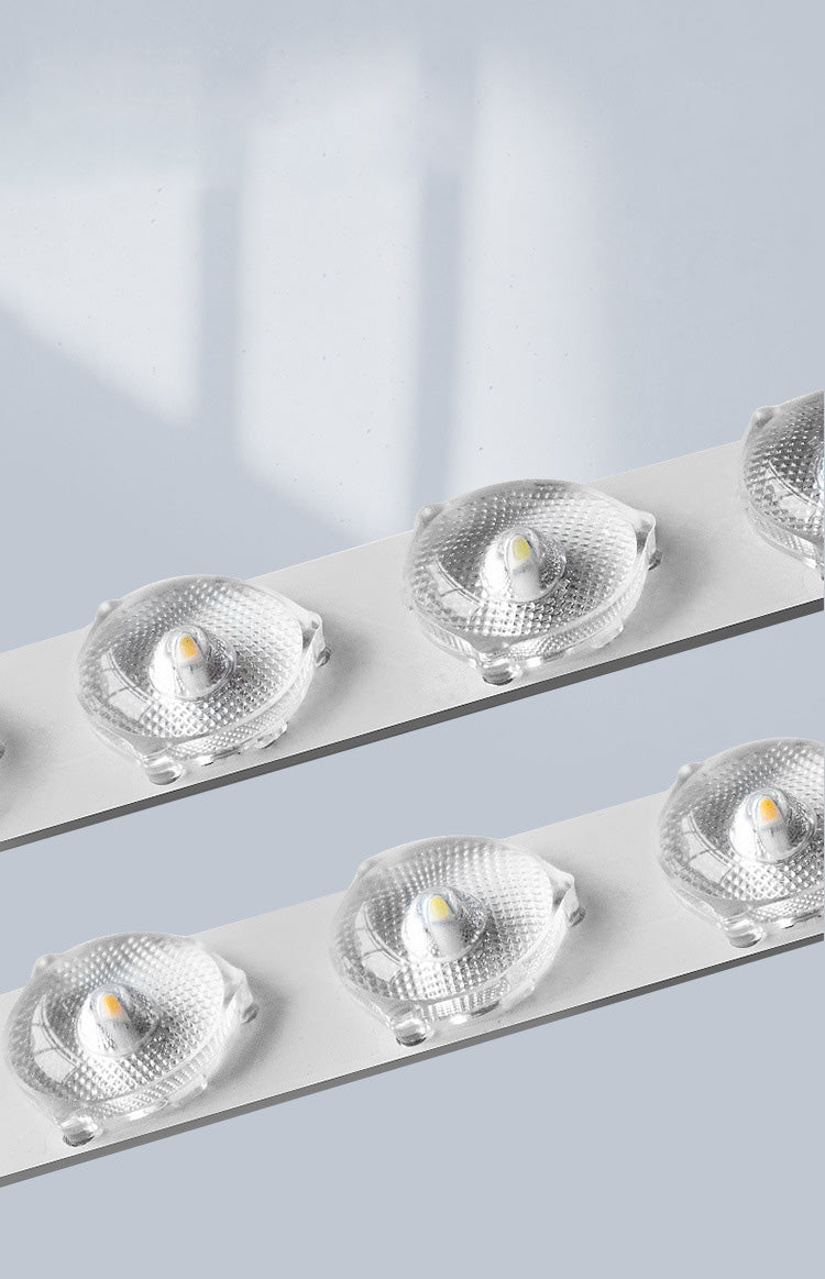 Schwarzer Rahmen Acryl Flush Mount Beleuchtung Moderne Deckenbefestigung für Wohnzimmer