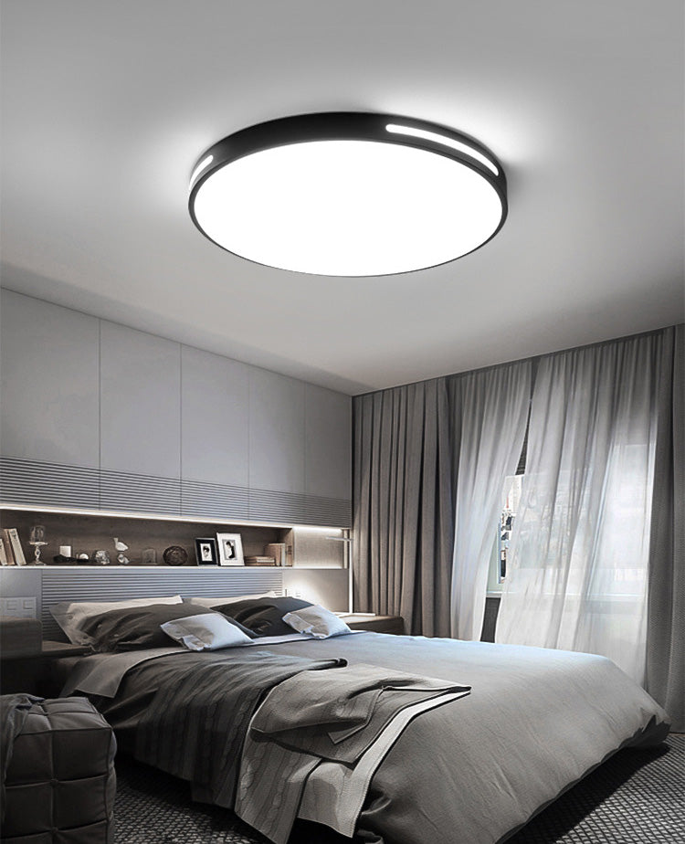 Schwarzer Rahmen Acryl Flush Mount Beleuchtung Moderne Deckenbefestigung für Wohnzimmer