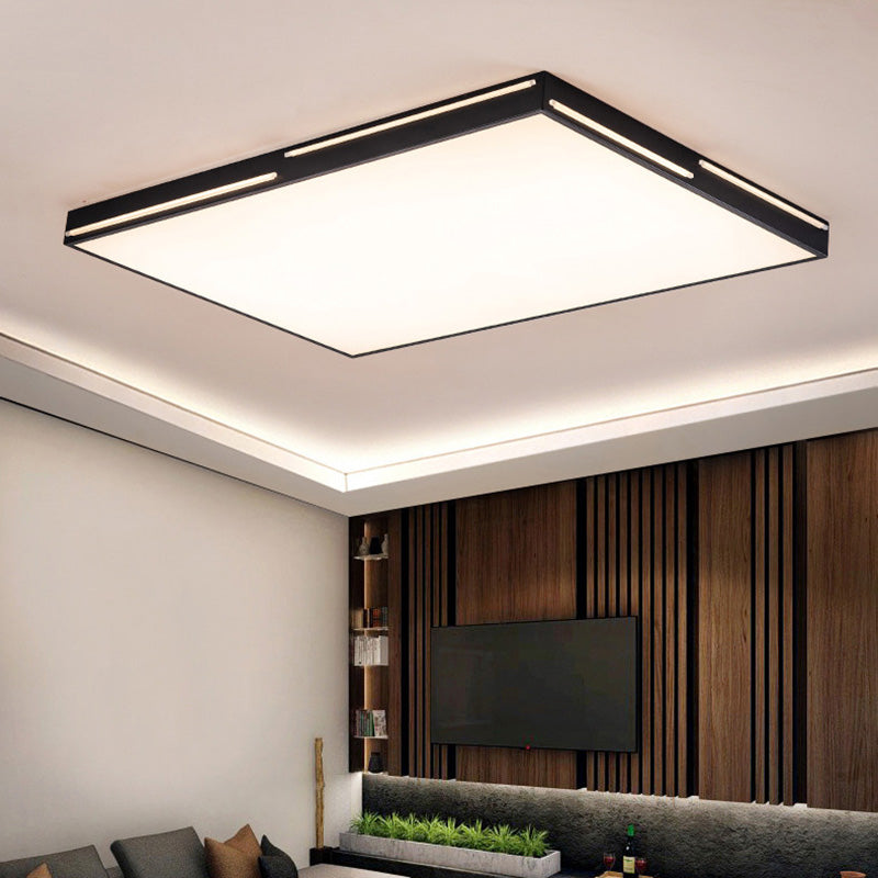 Plafonnier LED en acrylique de conception de Style moderne, luminaire de plafond encastré pour le salon