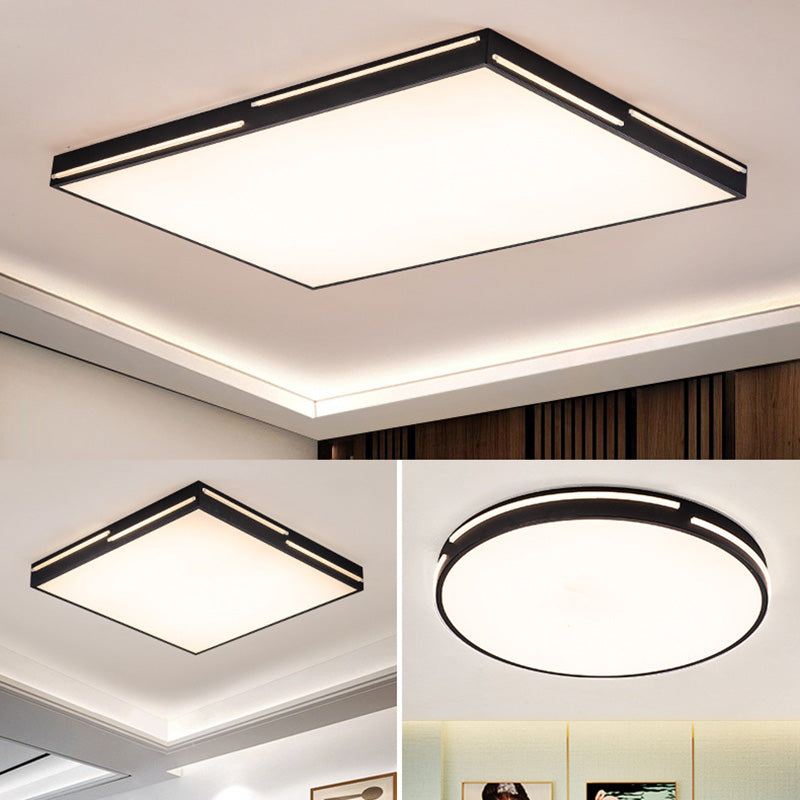 Plafonnier LED en acrylique de conception de Style moderne, luminaire de plafond encastré pour le salon