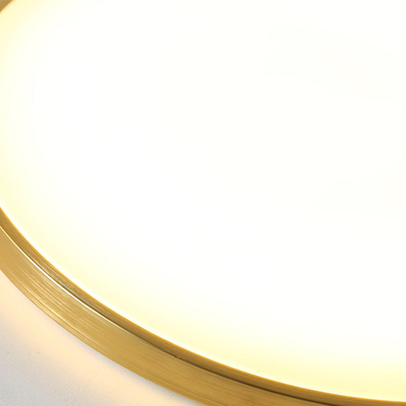 Modern Led Fixture Flush Mount Lighting Fixture Acrilico e Metal Lampshade for Corridor